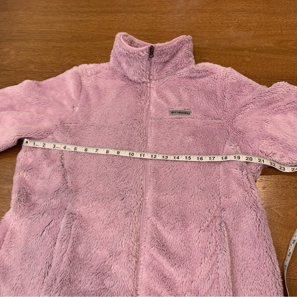 Columbia Cloudy Day super soft fleece full zip jacket in lilac - Picture 7 of 7